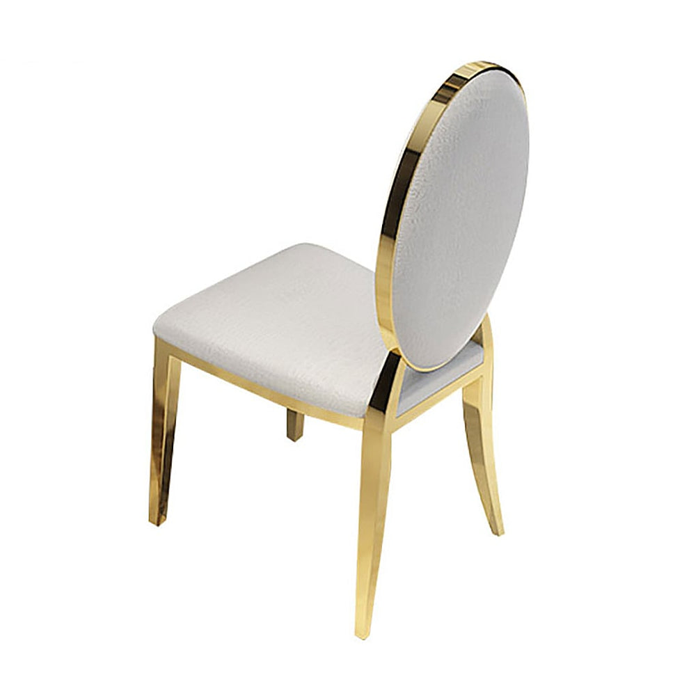 HMR - Luxury Modern Dining Chairs with PU Leather Upholstery (Set of 2)