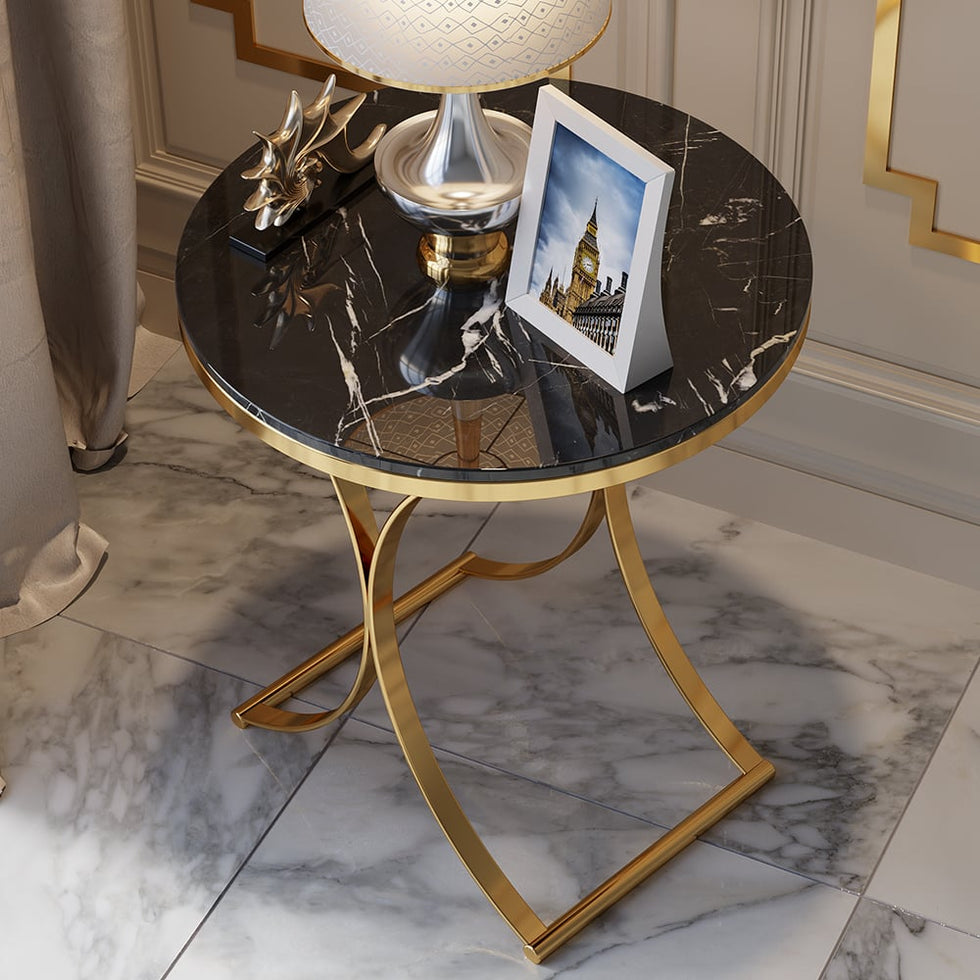 HMR - Modern Luxurious Round Side Table