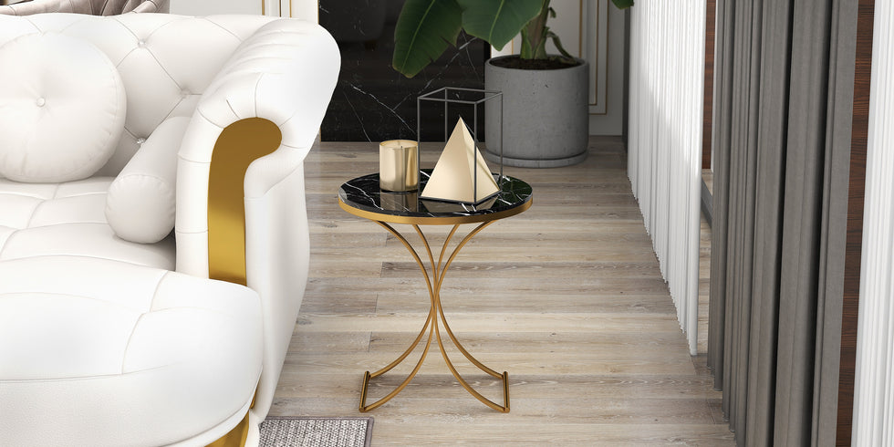 HMR - Modern Luxurious Round Side Table