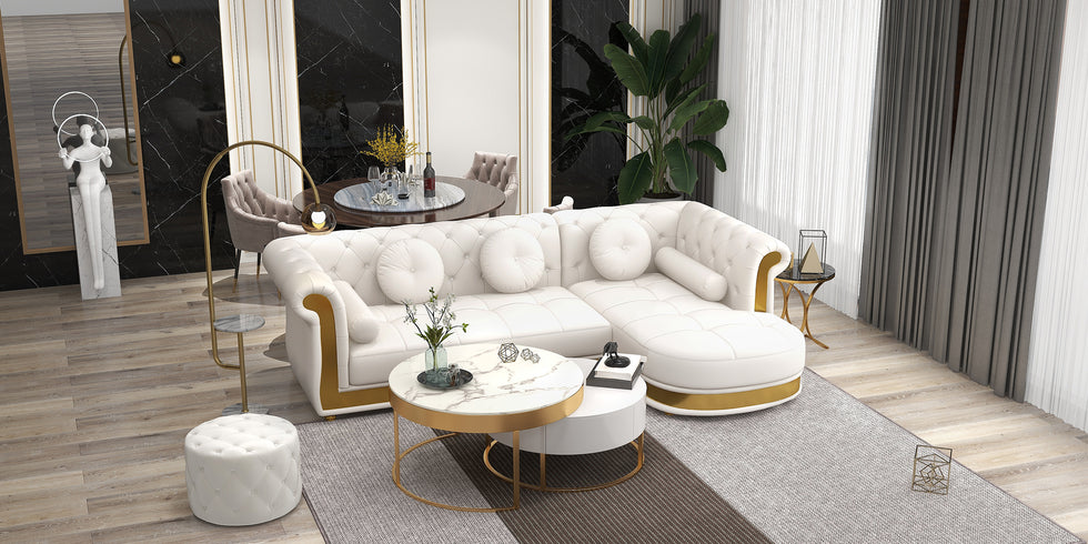 HMR - Modern Luxurious Round Side Table