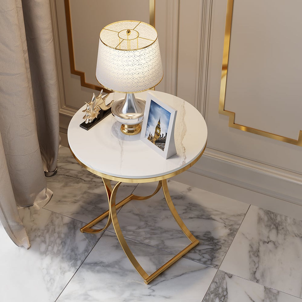 HMR - Modern Luxurious Round Side Table