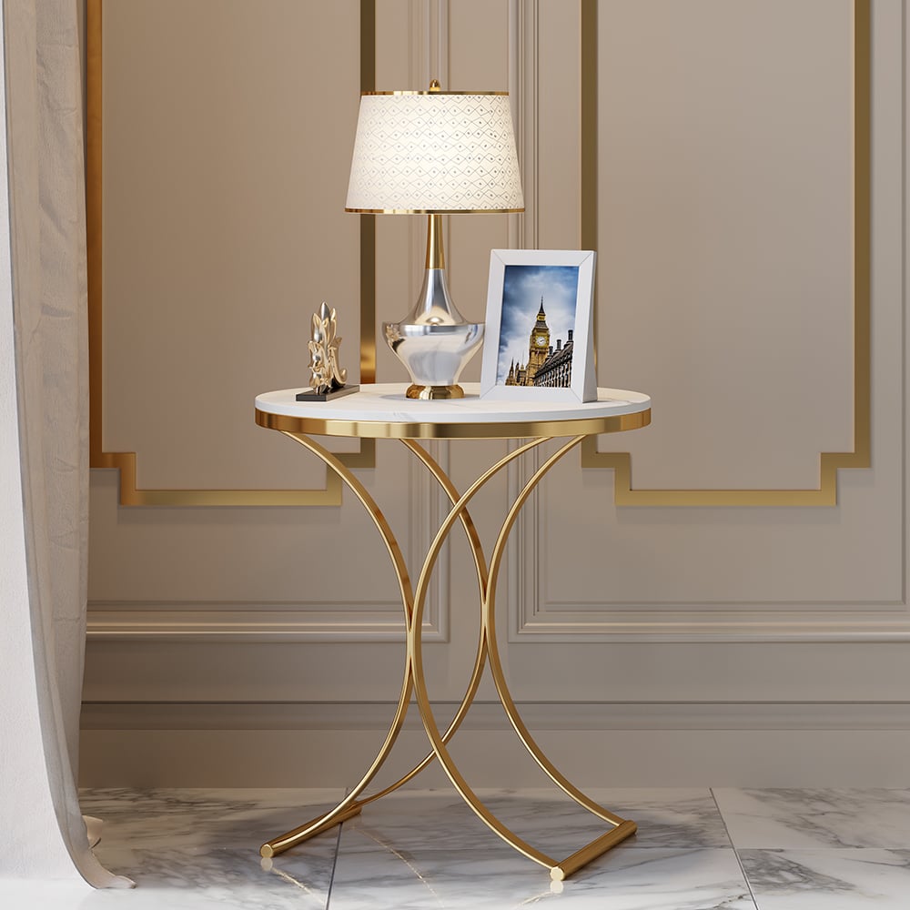 HMR - Modern Luxurious Round Side Table