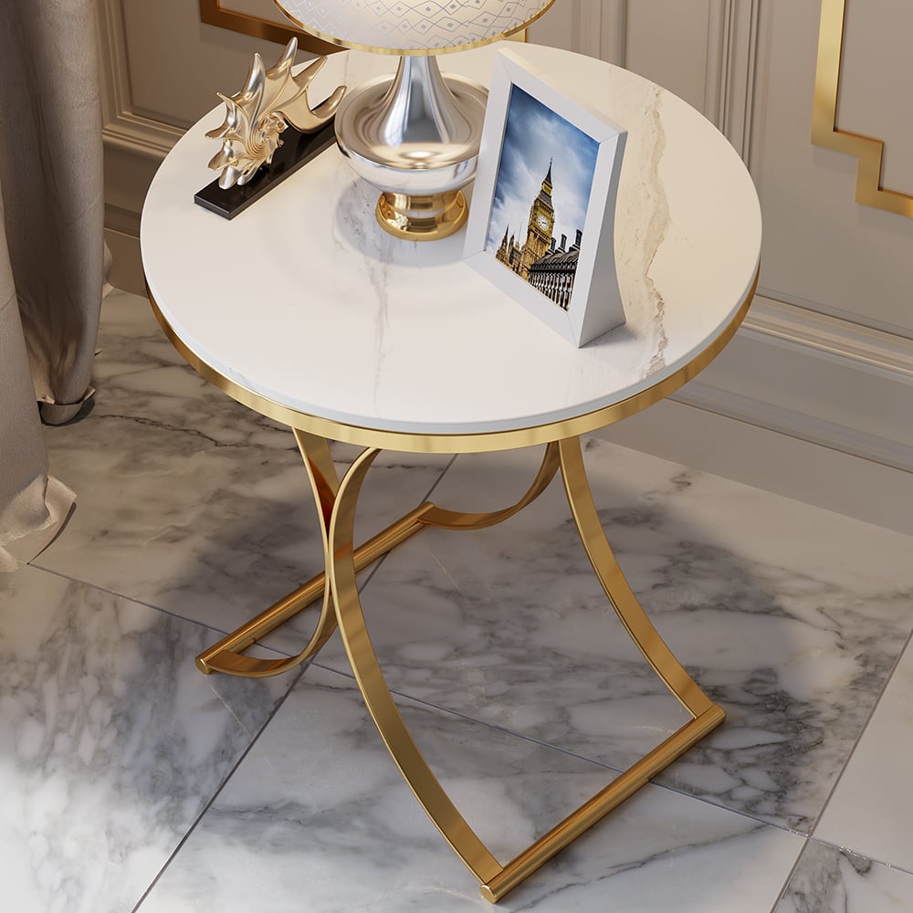 HMR - Modern Luxurious Round Side Table
