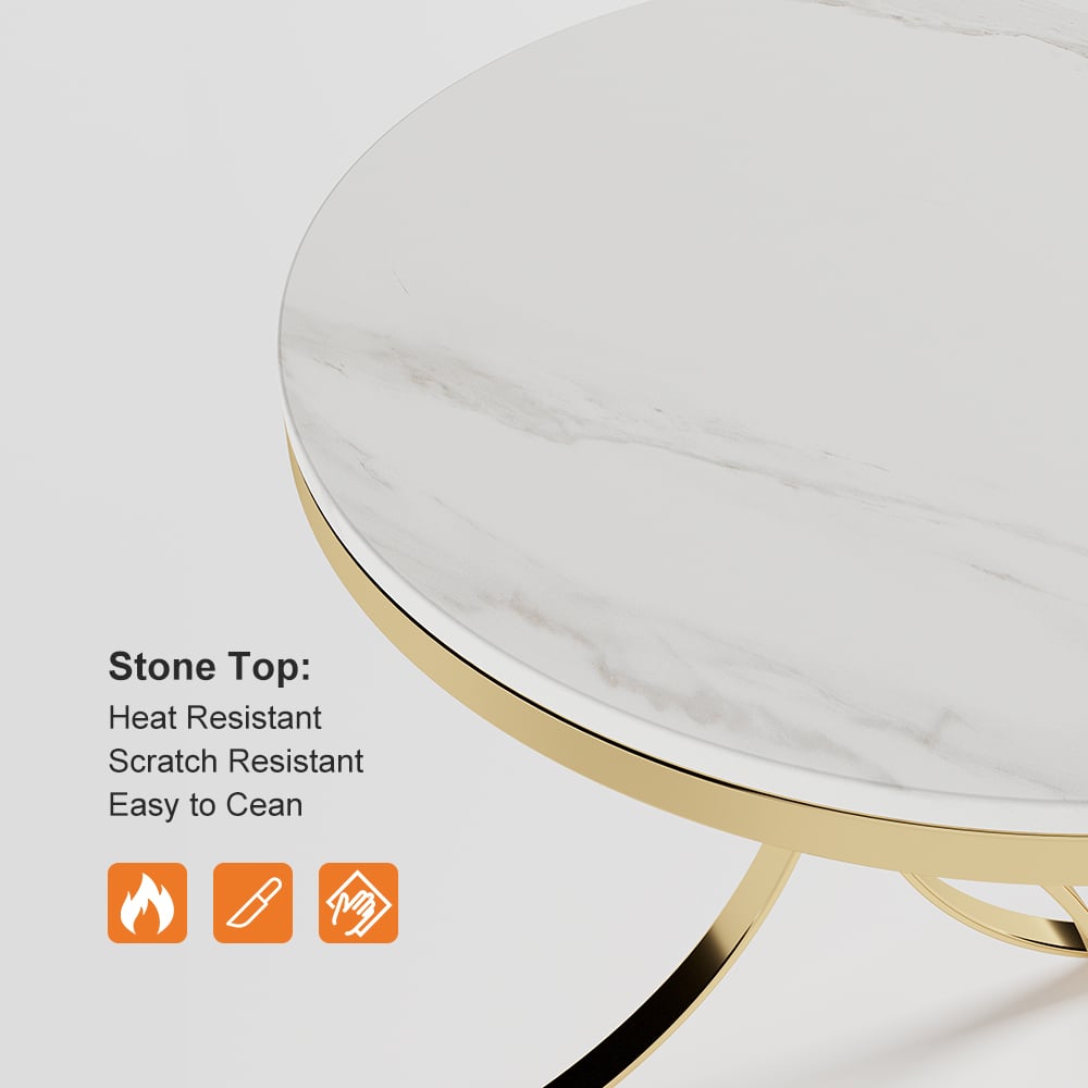 HMR - Modern Luxurious Round Side Table