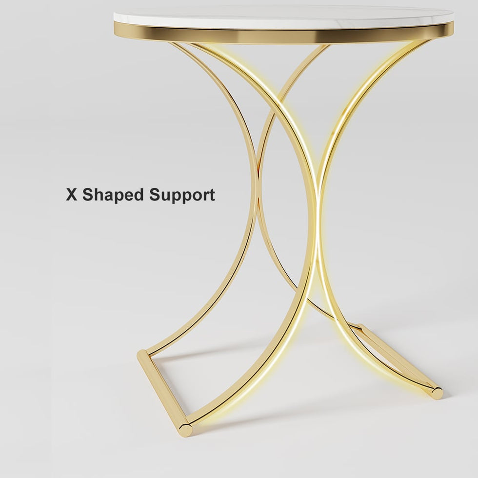 HMR - Modern Luxurious Round Side Table