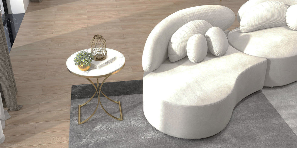 HMR - Modern Luxurious Round Side Table