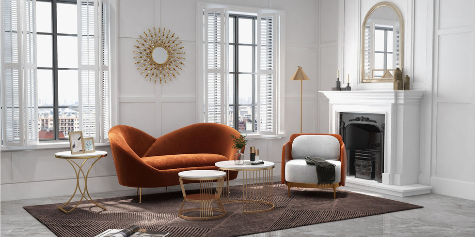 HMR - Modern Luxurious Round Side Table