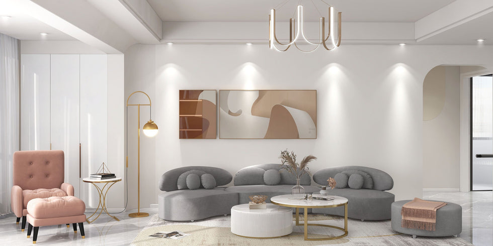 HMR - Modern Luxurious Round Side Table