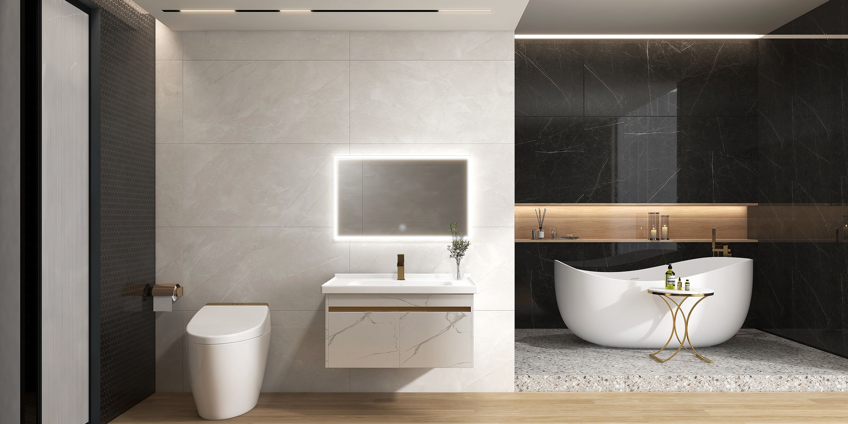 HMR - Modern Luxurious Round Side Table