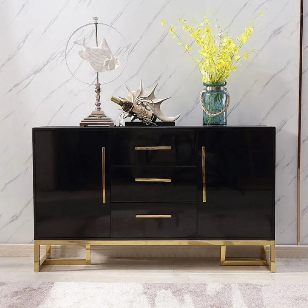 HMR - Stovf Series Modern 59" Sideboard Buffet with Drawers