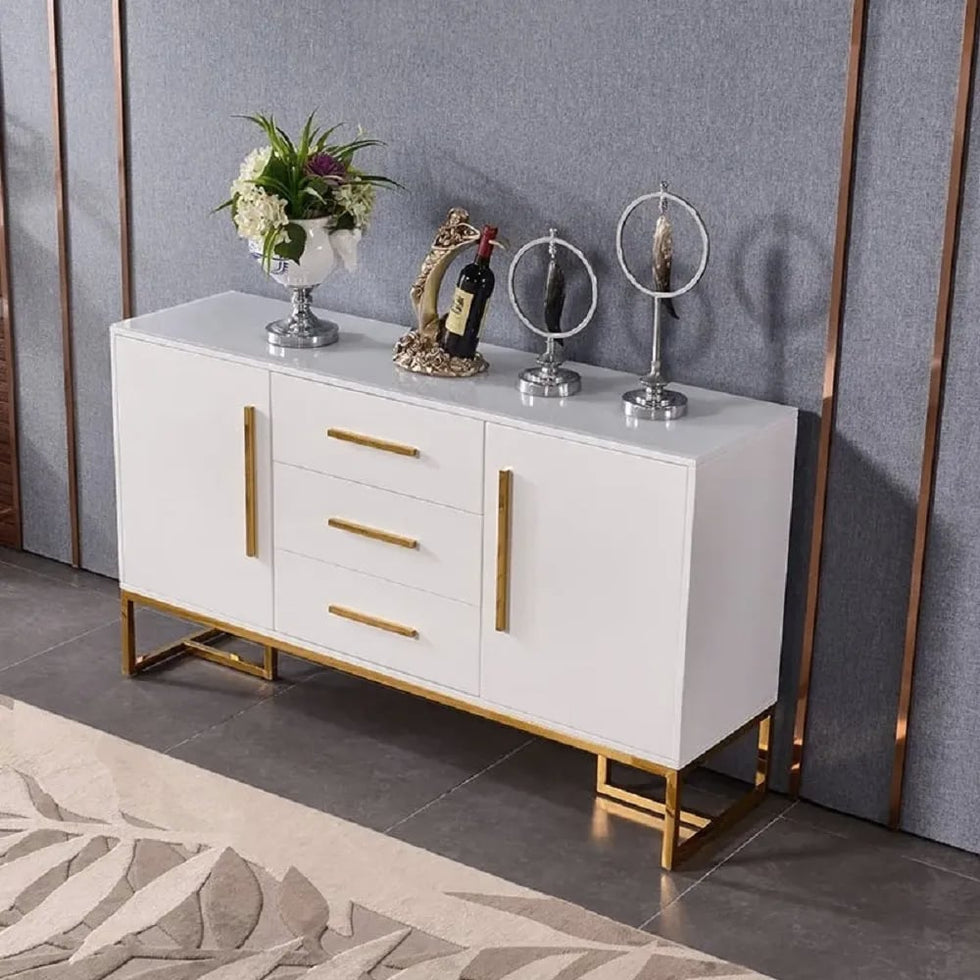 HMR - Stovf Series Modern 59" Sideboard Buffet with Drawers