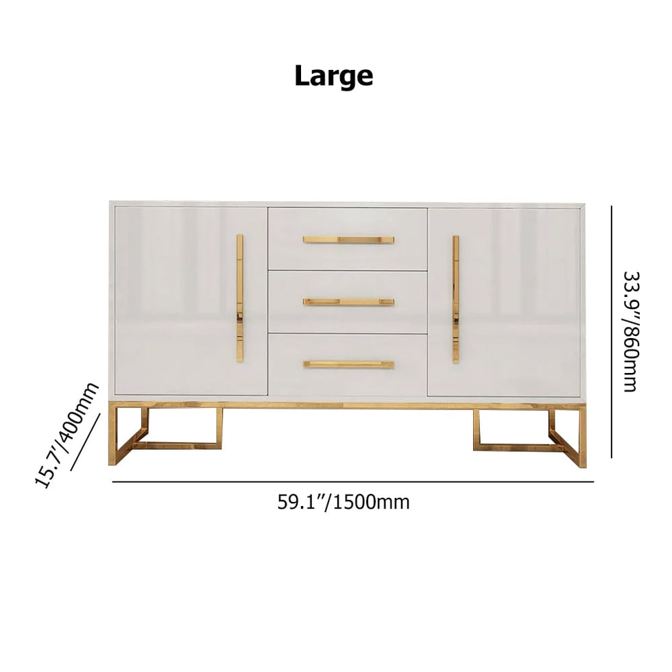 HMR - Stovf Series Modern 59" Sideboard Buffet with Drawers
