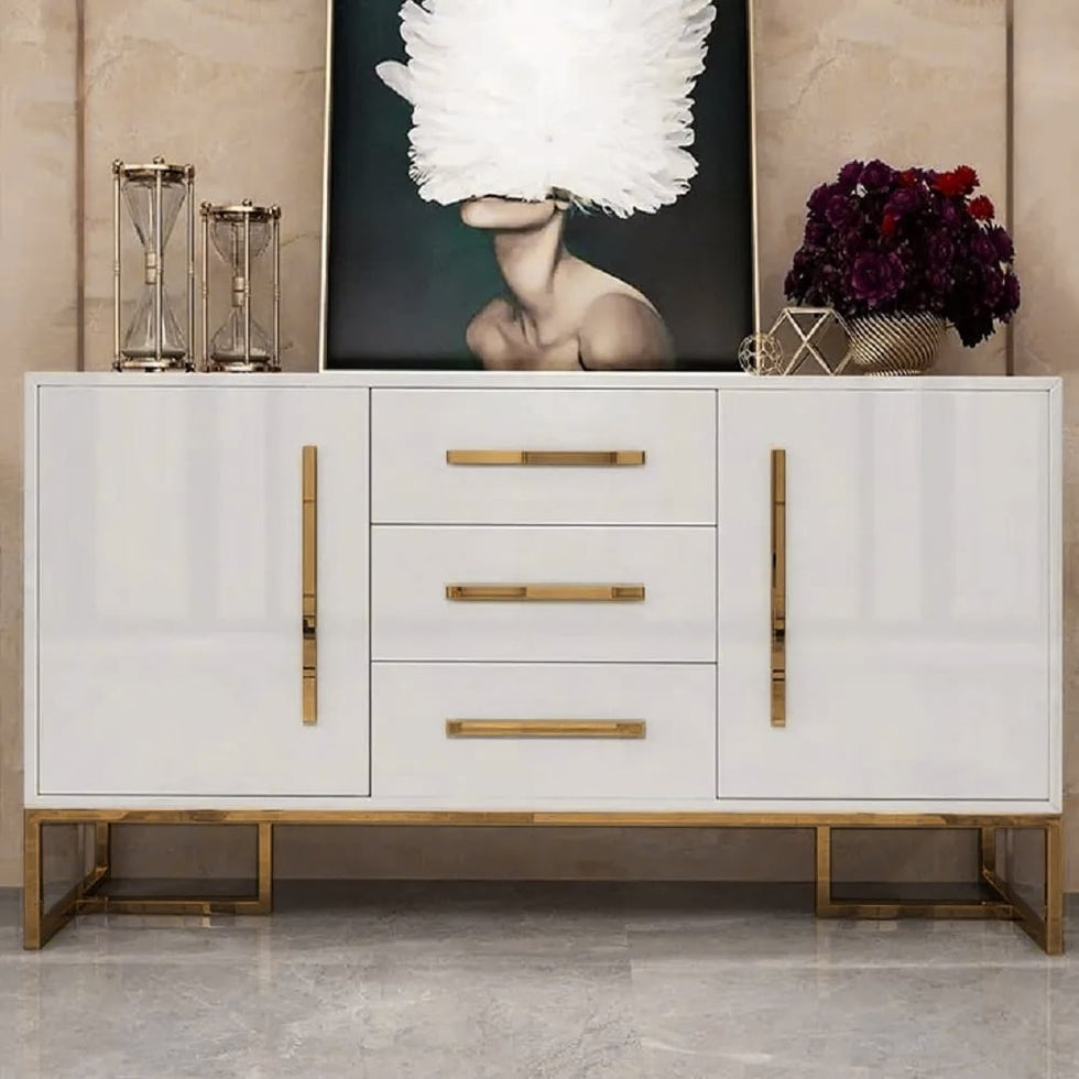 HMR - Stovf Series Modern 59" Sideboard Buffet with Drawers