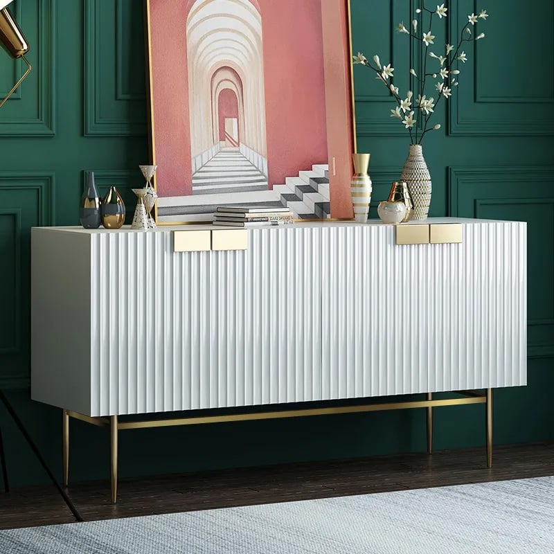 HMR - Twixer 59" Sideboard Buffet with Doors and Storage