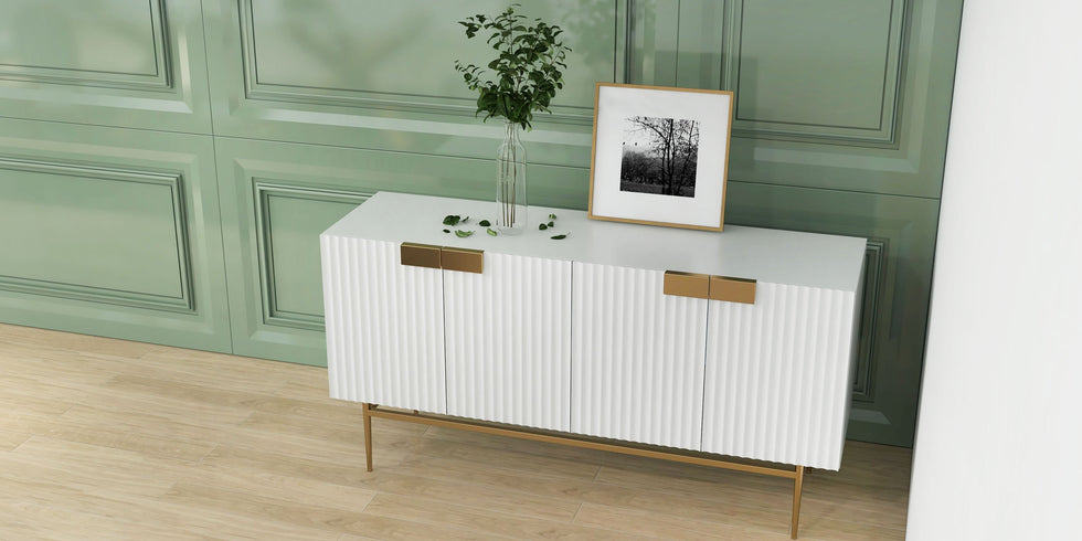 HMR - Twixer 59" Sideboard Buffet with Doors and Storage