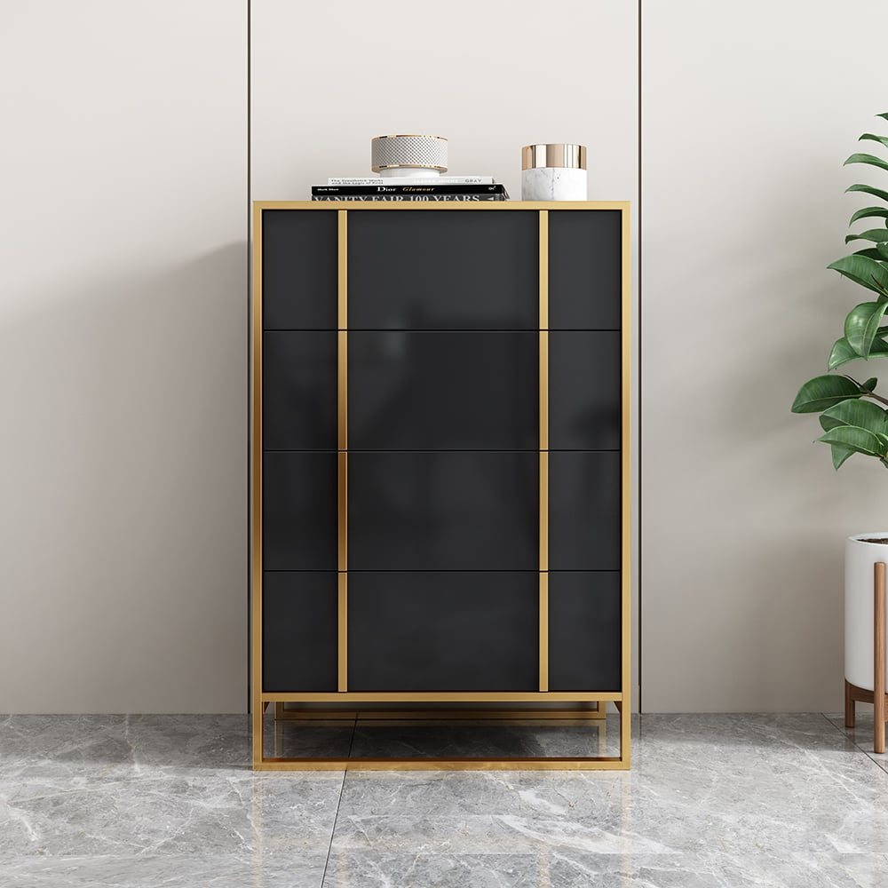 HMR - Rimh Series Modern Chest with 4 Drawers