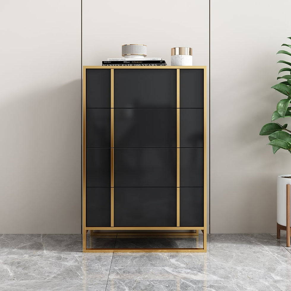 HMR - Rimh Series Modern Chest with 4 Drawers