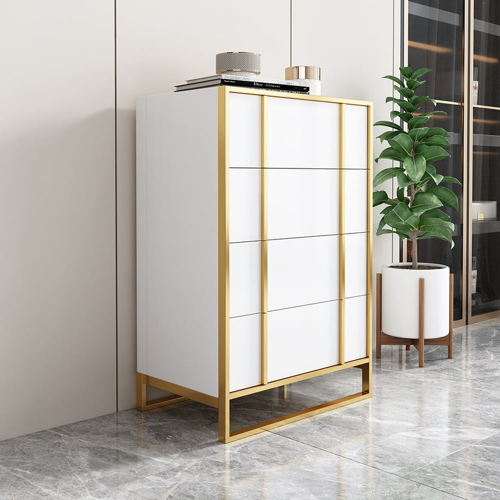 HMR - Rimh Series Modern Chest with 4 Drawers