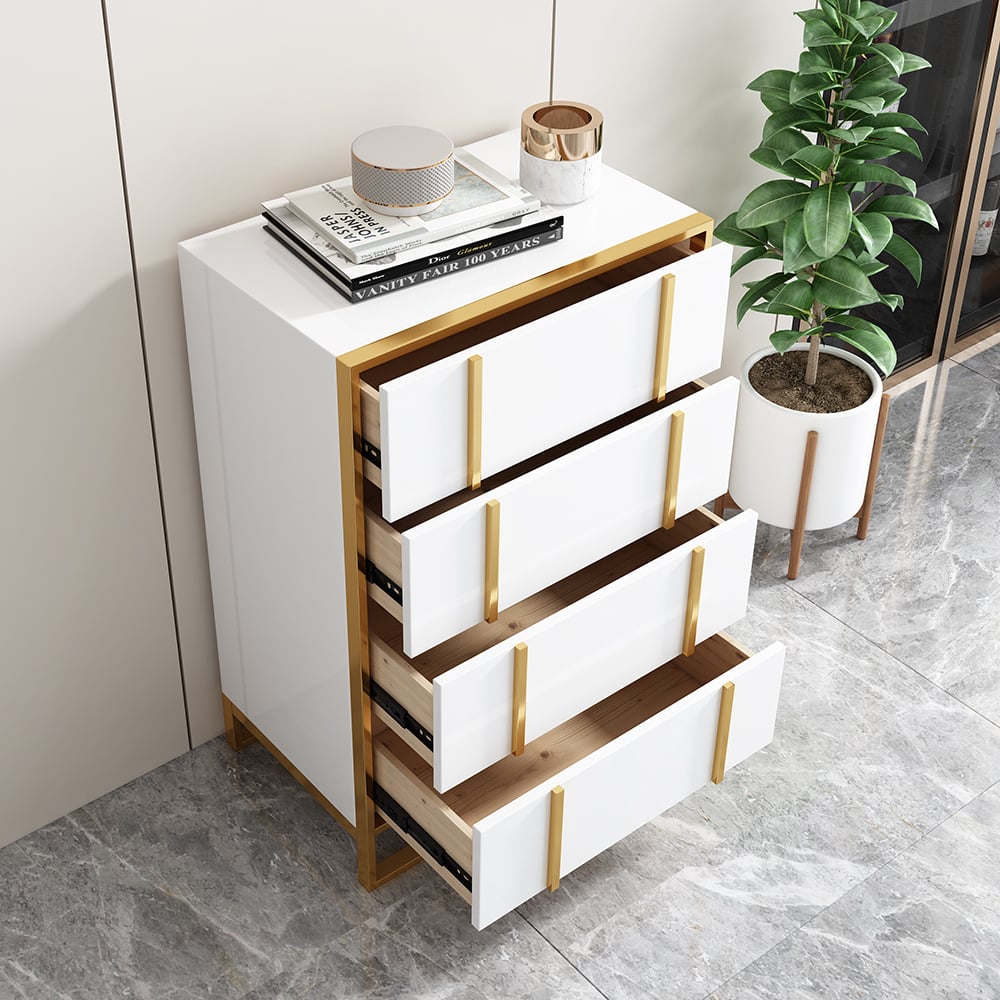 HMR - Rimh Series Modern Chest with 4 Drawers