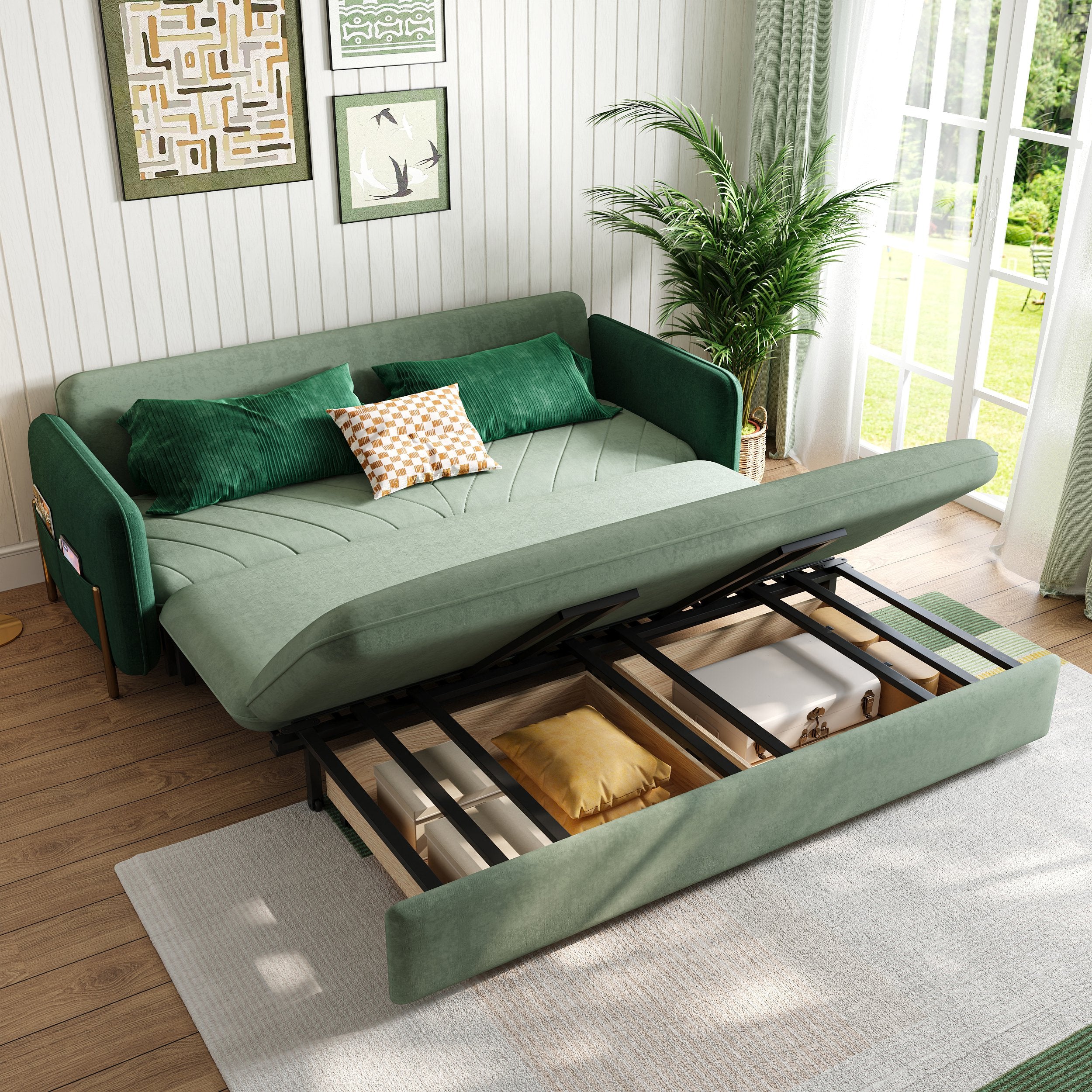HMR - King 3-Seater Sleeper Sofa