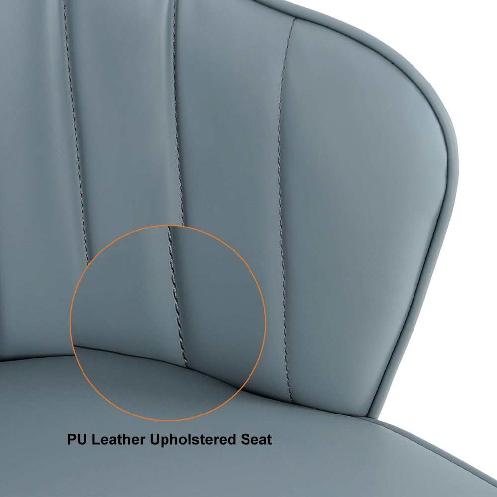 HMR - Modern Bar Stools with PU Leather Upholstery