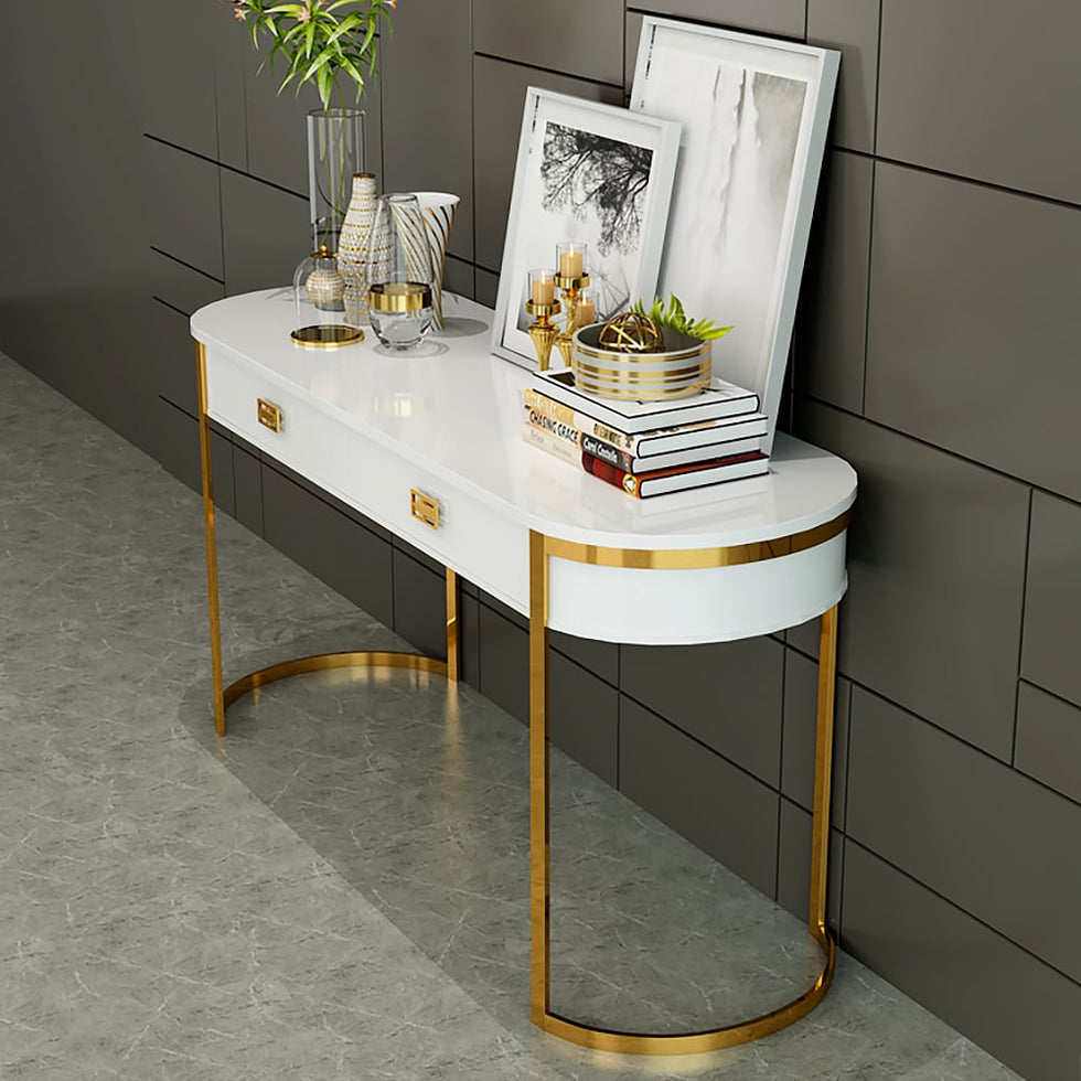 HMR - Modern Console Table with Drawers