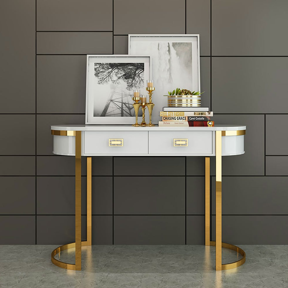 HMR - Modern Console Table with Drawers