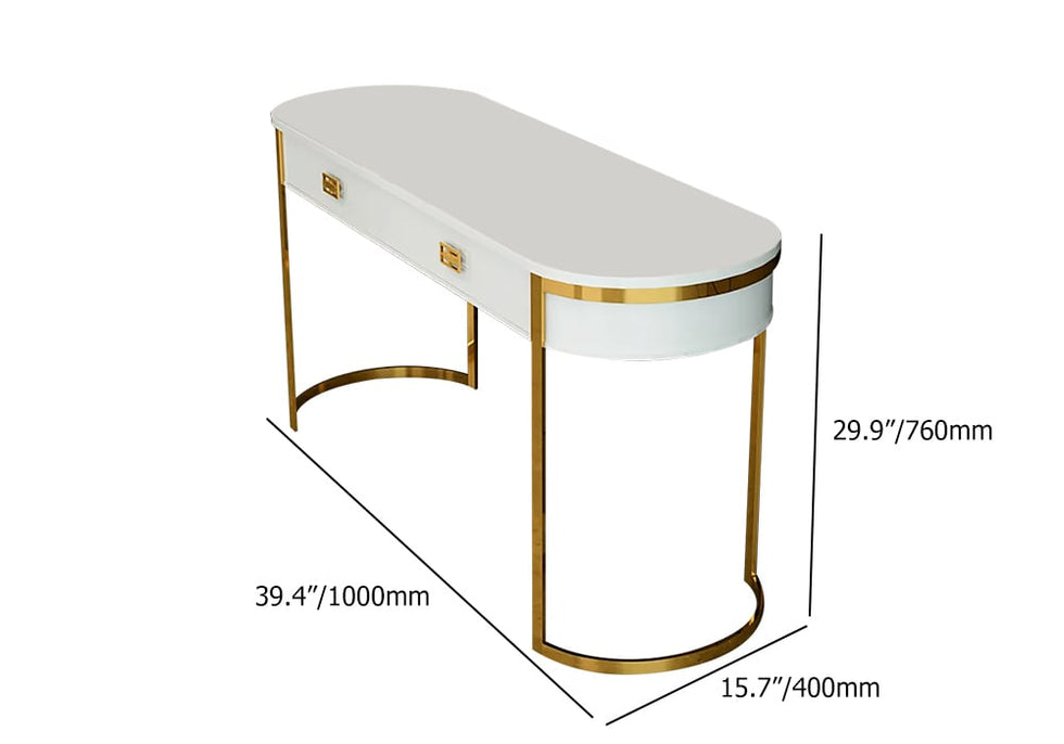HMR - Modern Console Table with Drawers