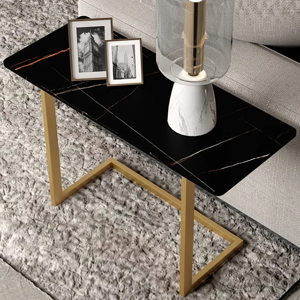 HMR - C-Shaped 26" Rectangle Side Table