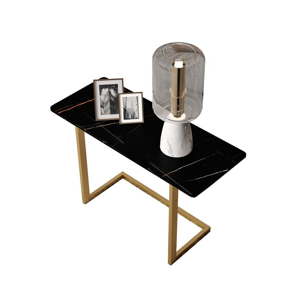 HMR - C-Shaped 26" Rectangle Side Table