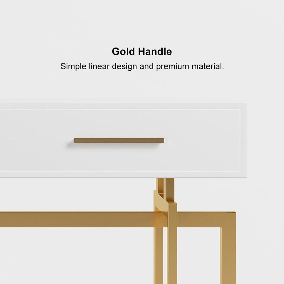 HMR - Modern Narrow 40" Console Table with Storage Drawers