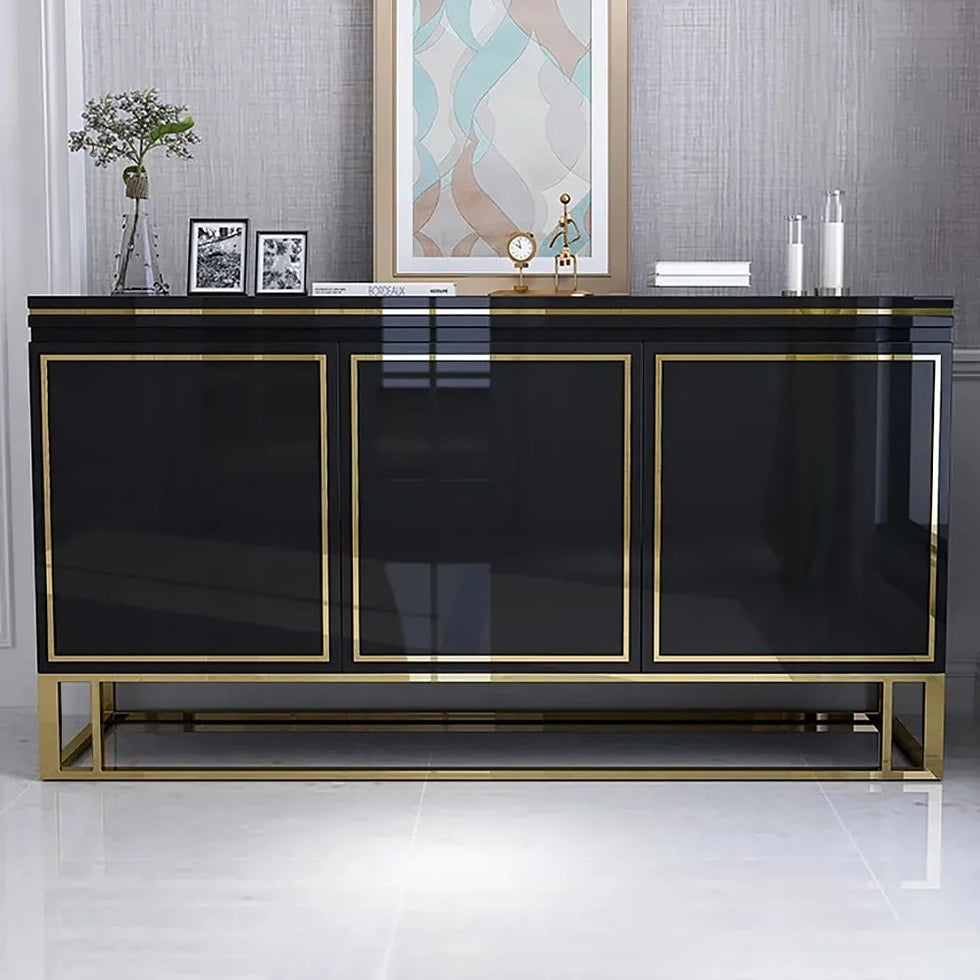 HMR - Medally 59" Sideboard Buffet Cabinet with Storage