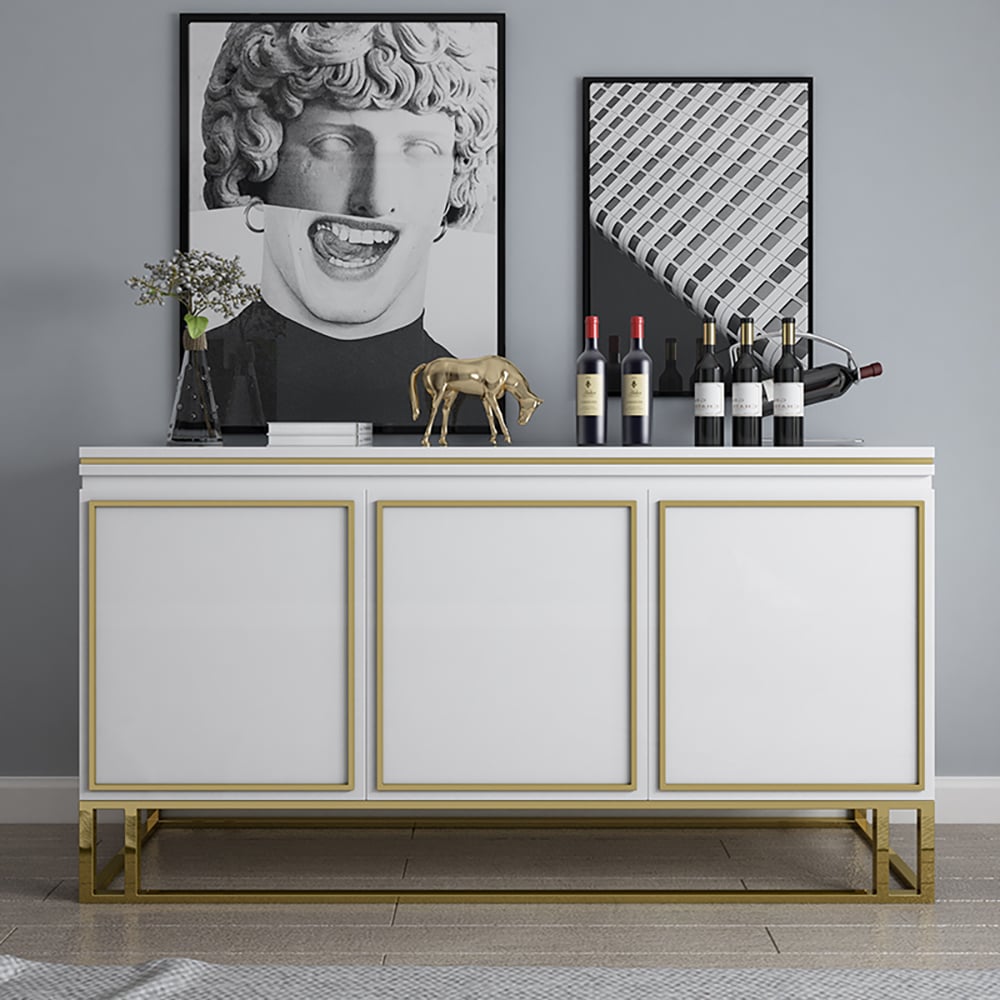 HMR - Medally 59" Sideboard Buffet Cabinet with Storage