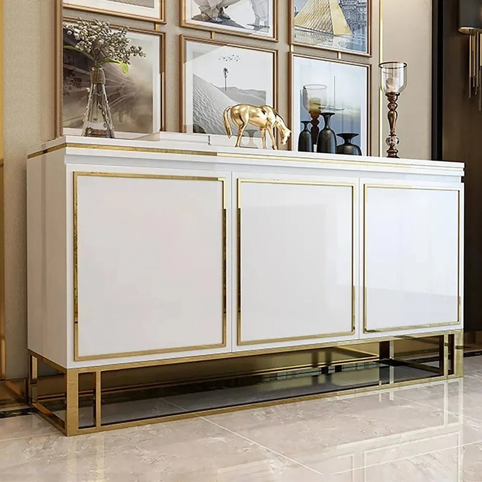 HMR - Medally 59" Sideboard Buffet Cabinet with Storage