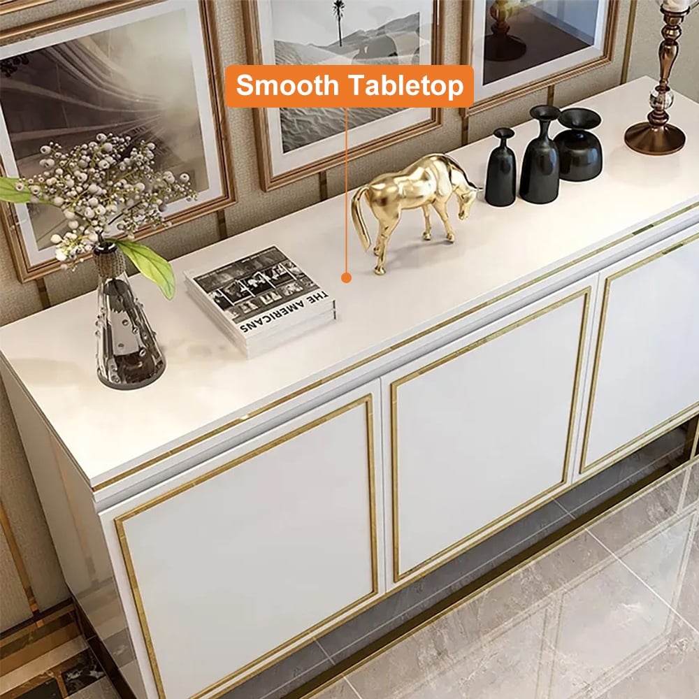 HMR - Medally 59" Sideboard Buffet Cabinet with Storage