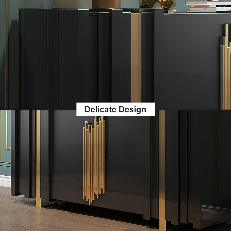 HMR - Aurea Series 63" Rectangular Sideboard Buffet with 2 Doors & 2 Shelves