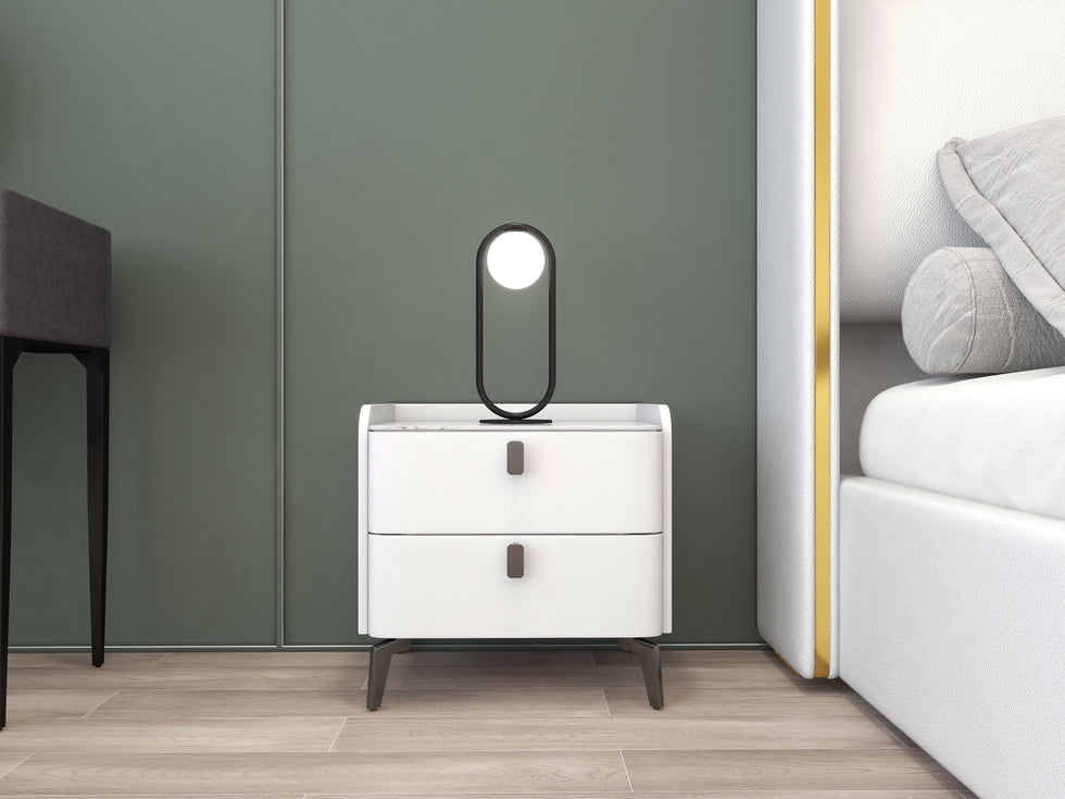 HMR - Nightstand with 2-Drawer