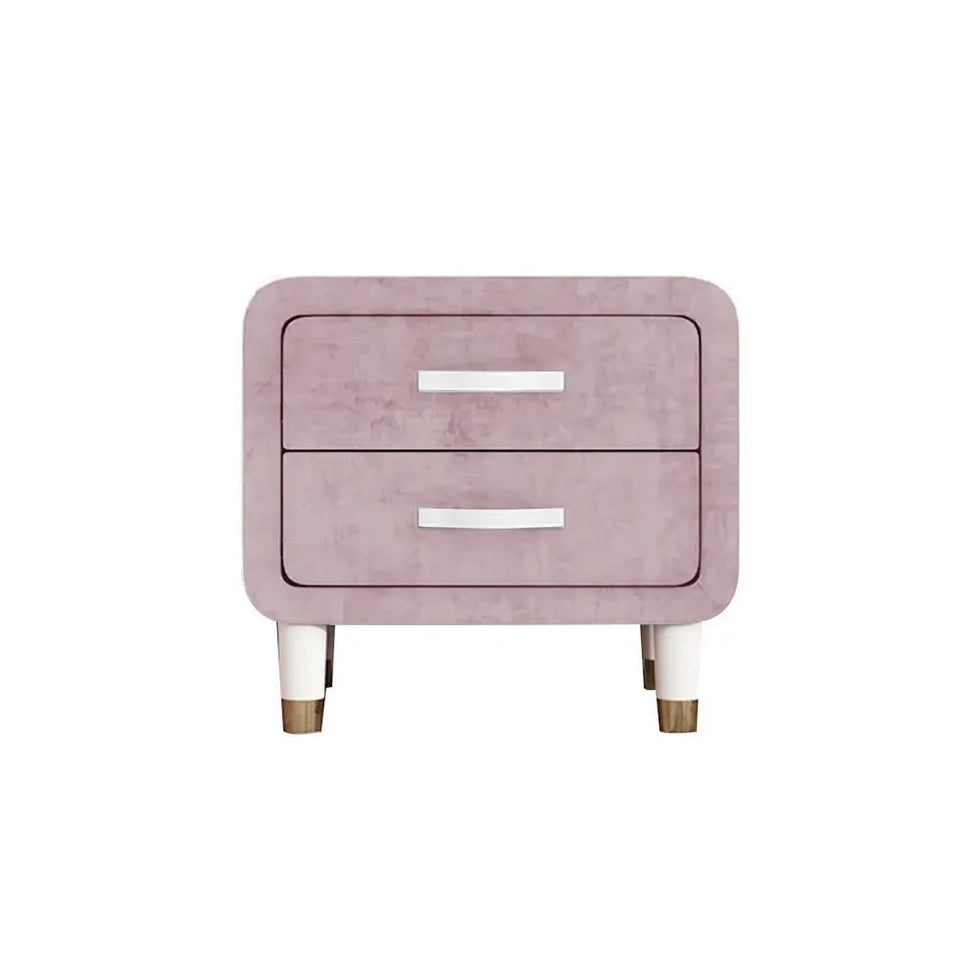 HMR - Modern Nightstand with 2 Drawers