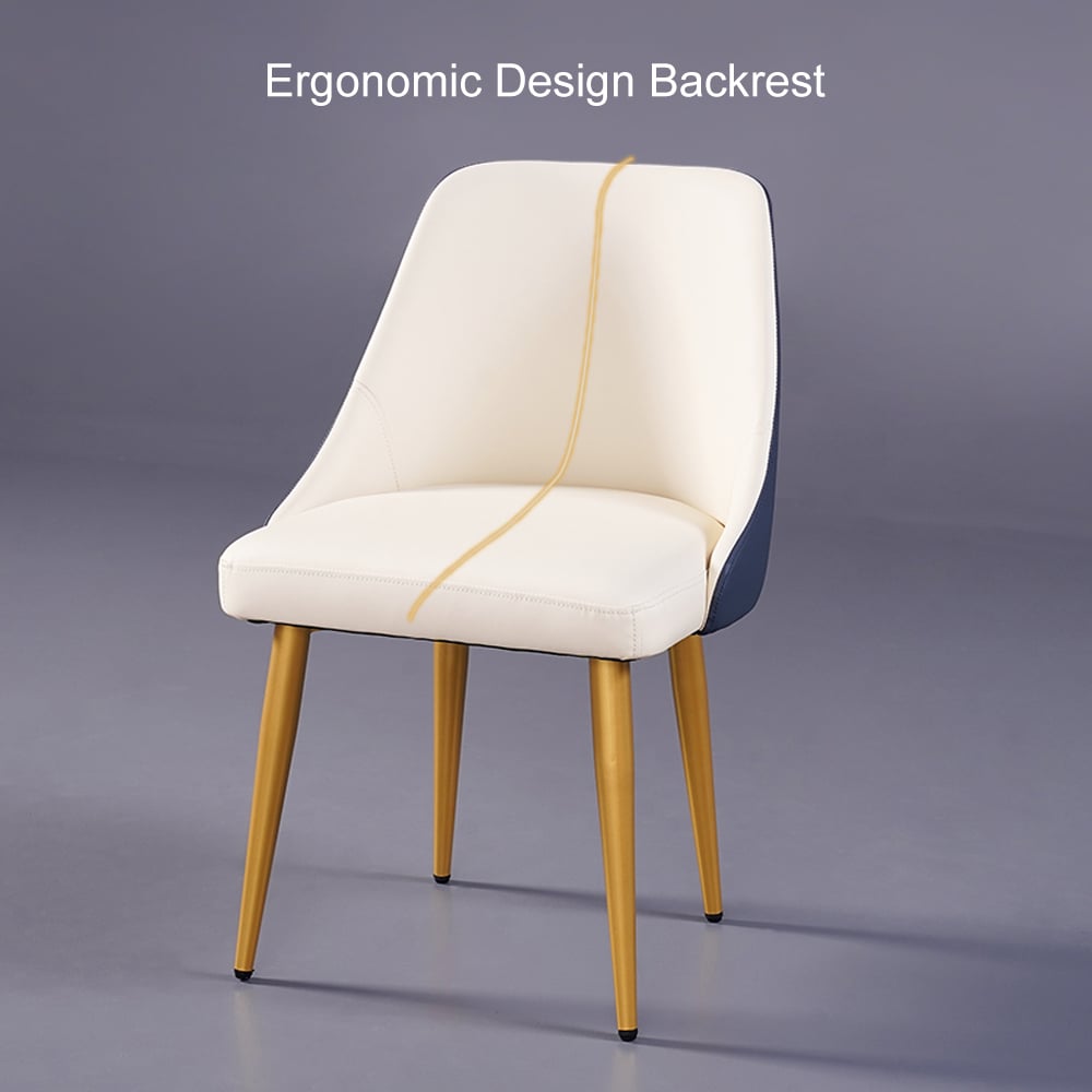 HMR - Modern Dining Chairs with PU Leather Upholstery