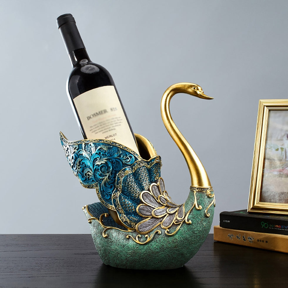 HMR - Mini Bar Decor Wine Rack Bottle Holder in Multi-Color