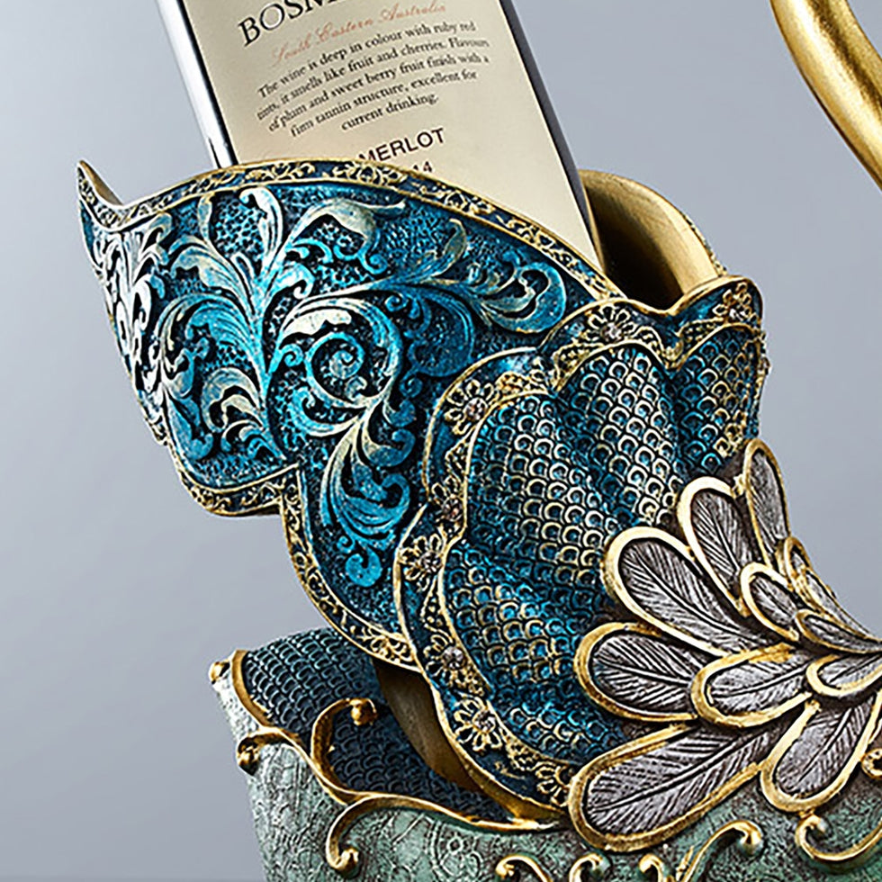 HMR - Mini Bar Decor Wine Rack Bottle Holder in Multi-Color