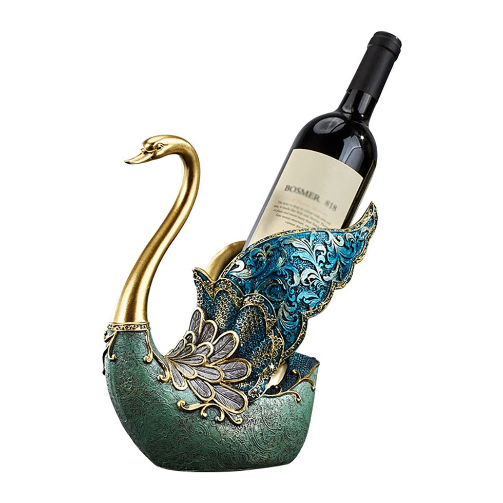 HMR - Mini Bar Decor Wine Rack Bottle Holder in Multi-Color
