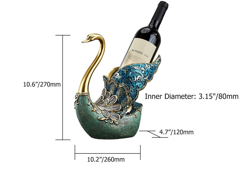 HMR - Mini Bar Decor Wine Rack Bottle Holder in Multi-Color