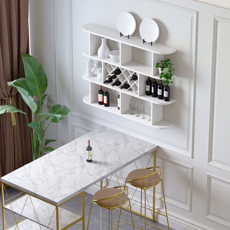 HMR - Contemporary Wall Mounted Wine Rack