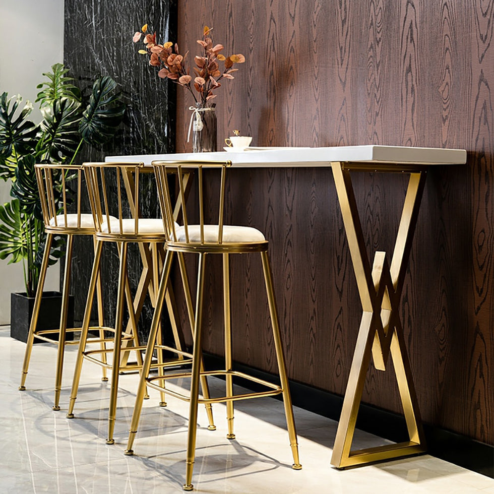 HMR - Modern 63" Rectangular Dining Table for Breakfast Nook