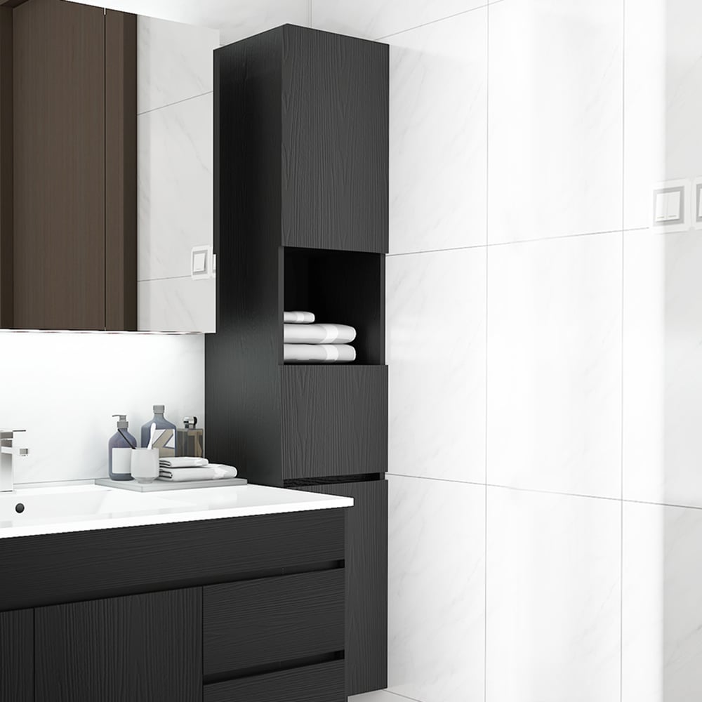 HMR - Modern Bathroom Cabinet with Drawers