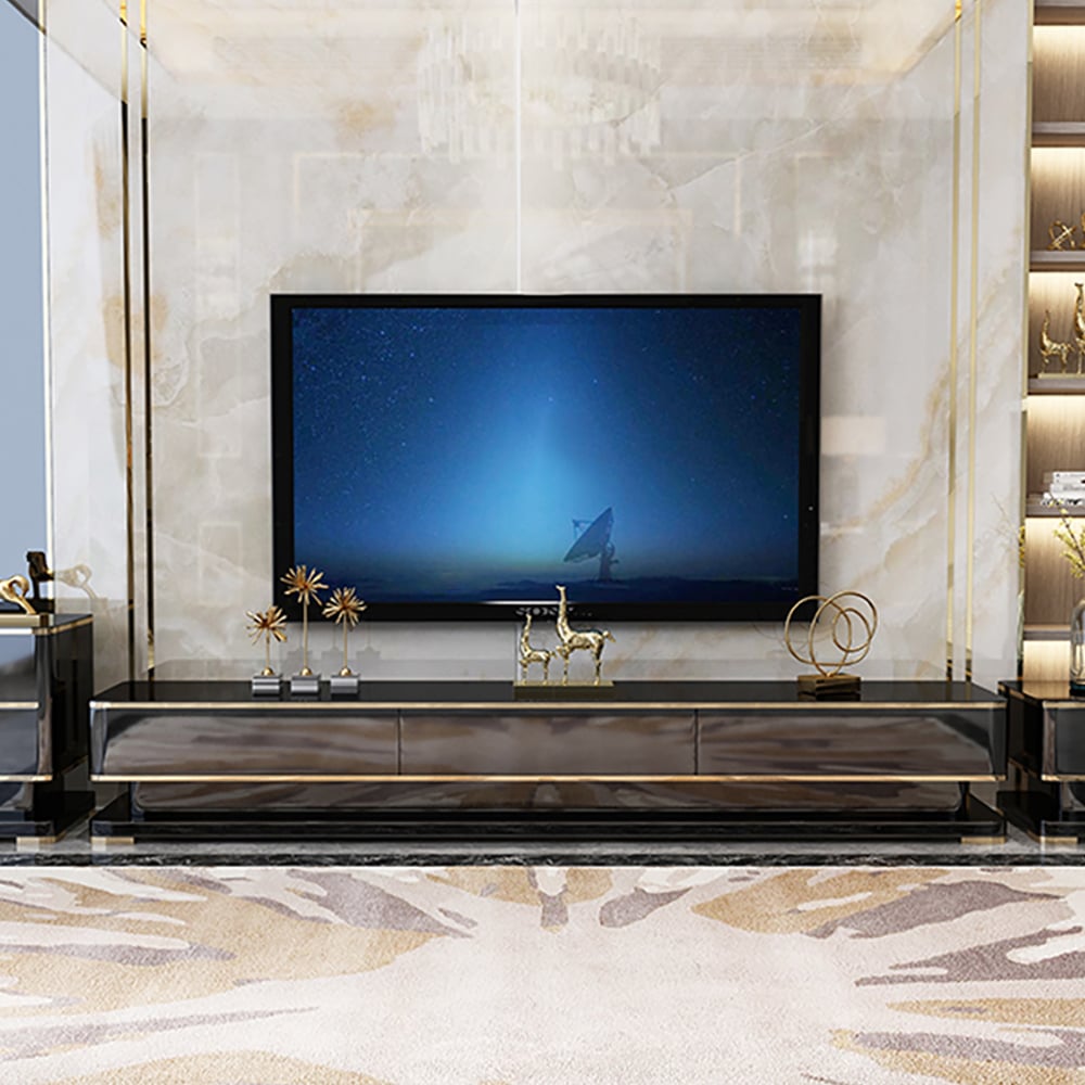 HMR - Gapn Series TV Media Console with 3 Drawers