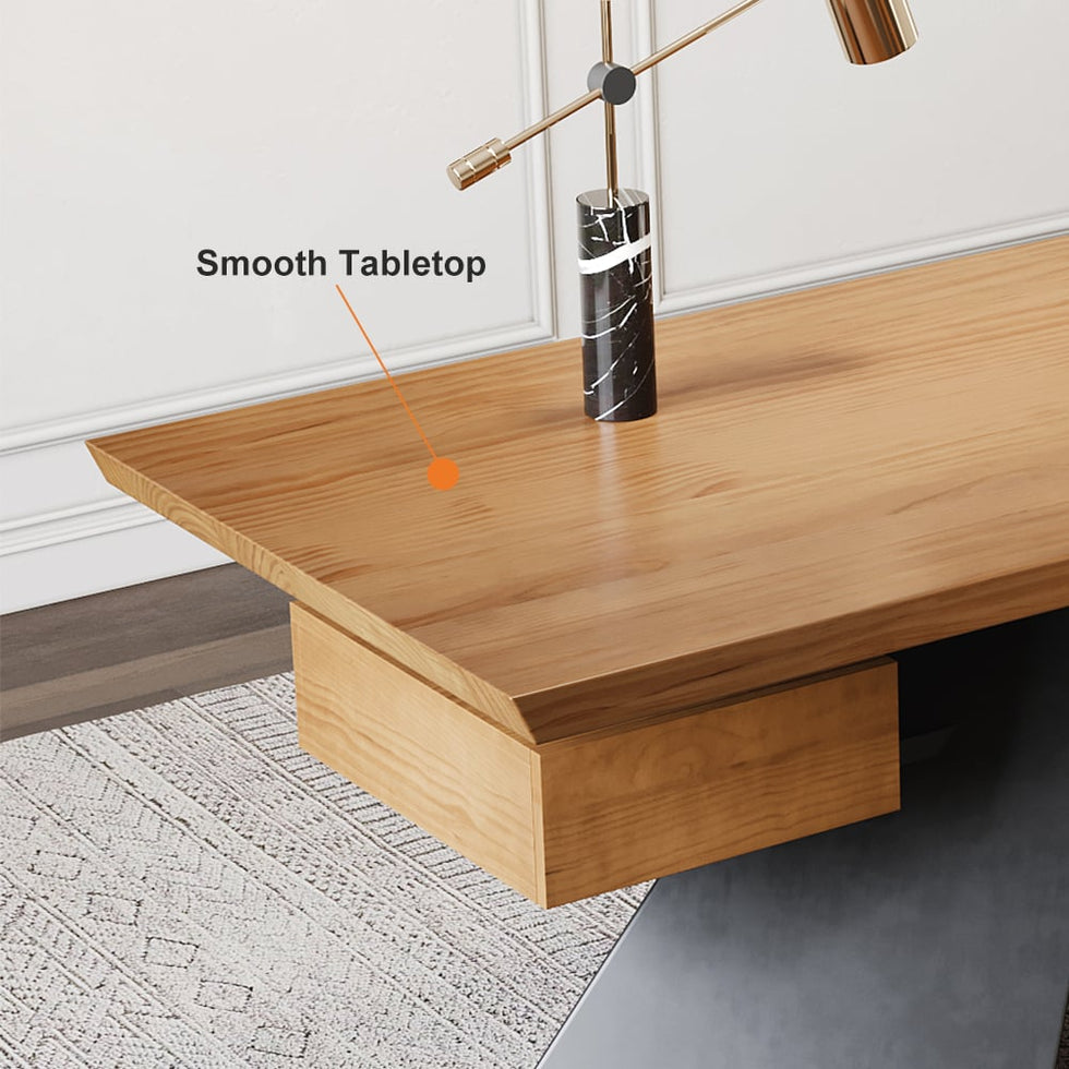 HMR - Cabstract Series Modern 71" Office Desk with Drawer