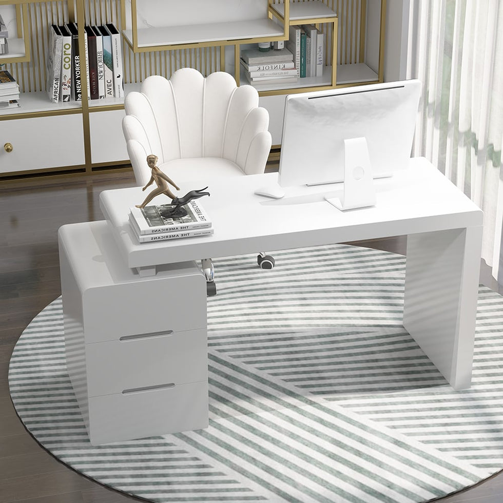 HMR - Mular 3-Drawer Writing Desk with 3 Drawers Office Furniture