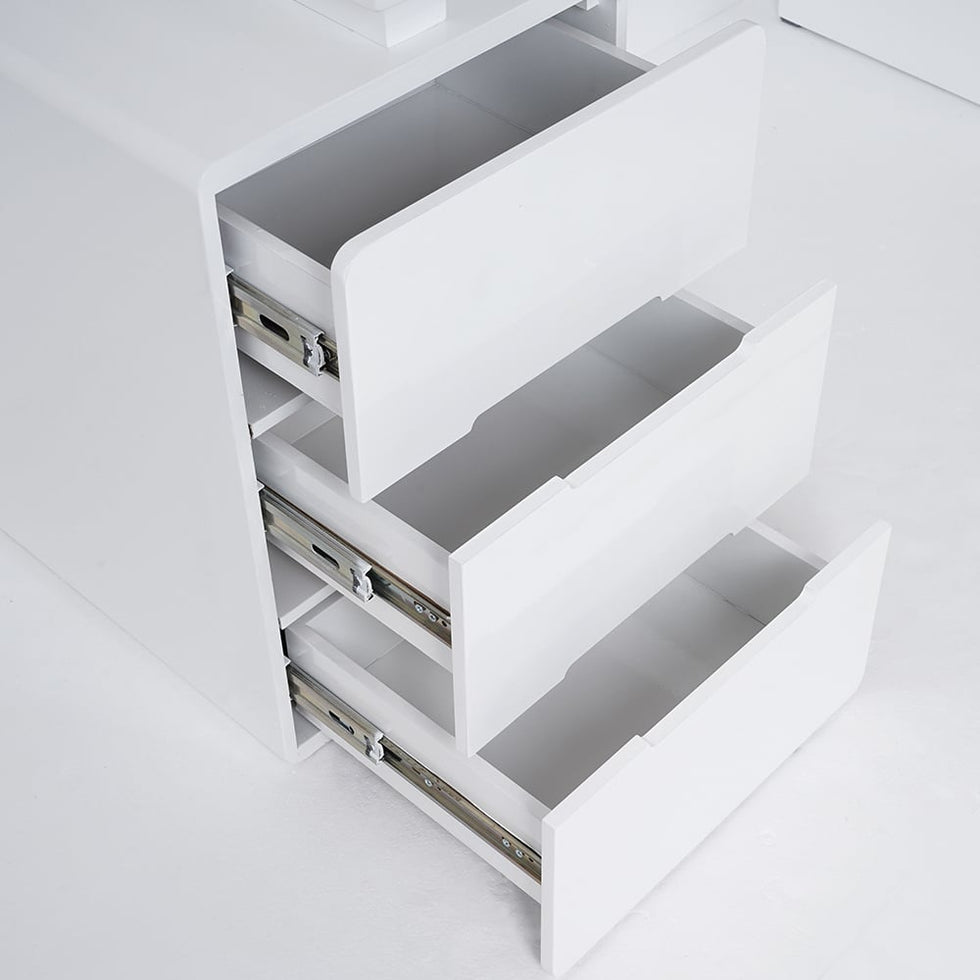 HMR - Mular 3-Drawer Writing Desk with 3 Drawers Office Furniture